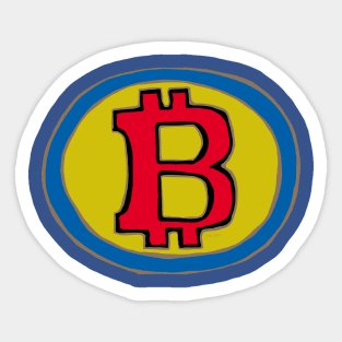 Super Bitcoin Sticker